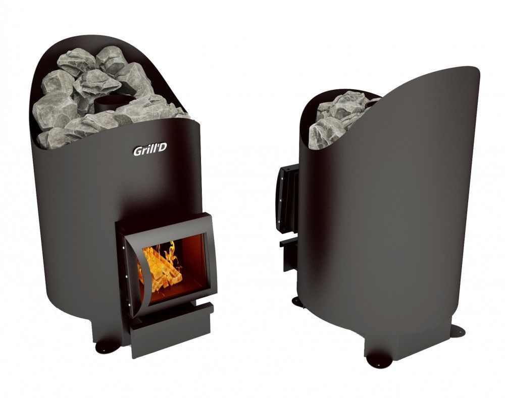 Печь для бани Grill'D Aurora 160 Short black