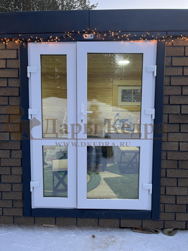 Утеплённый зимний кемпинг-дом «Панорама» с боковым входом